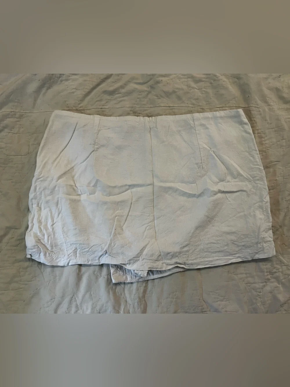 Abercrombie & Fitch Women’s Linen Faux Wrap Skort